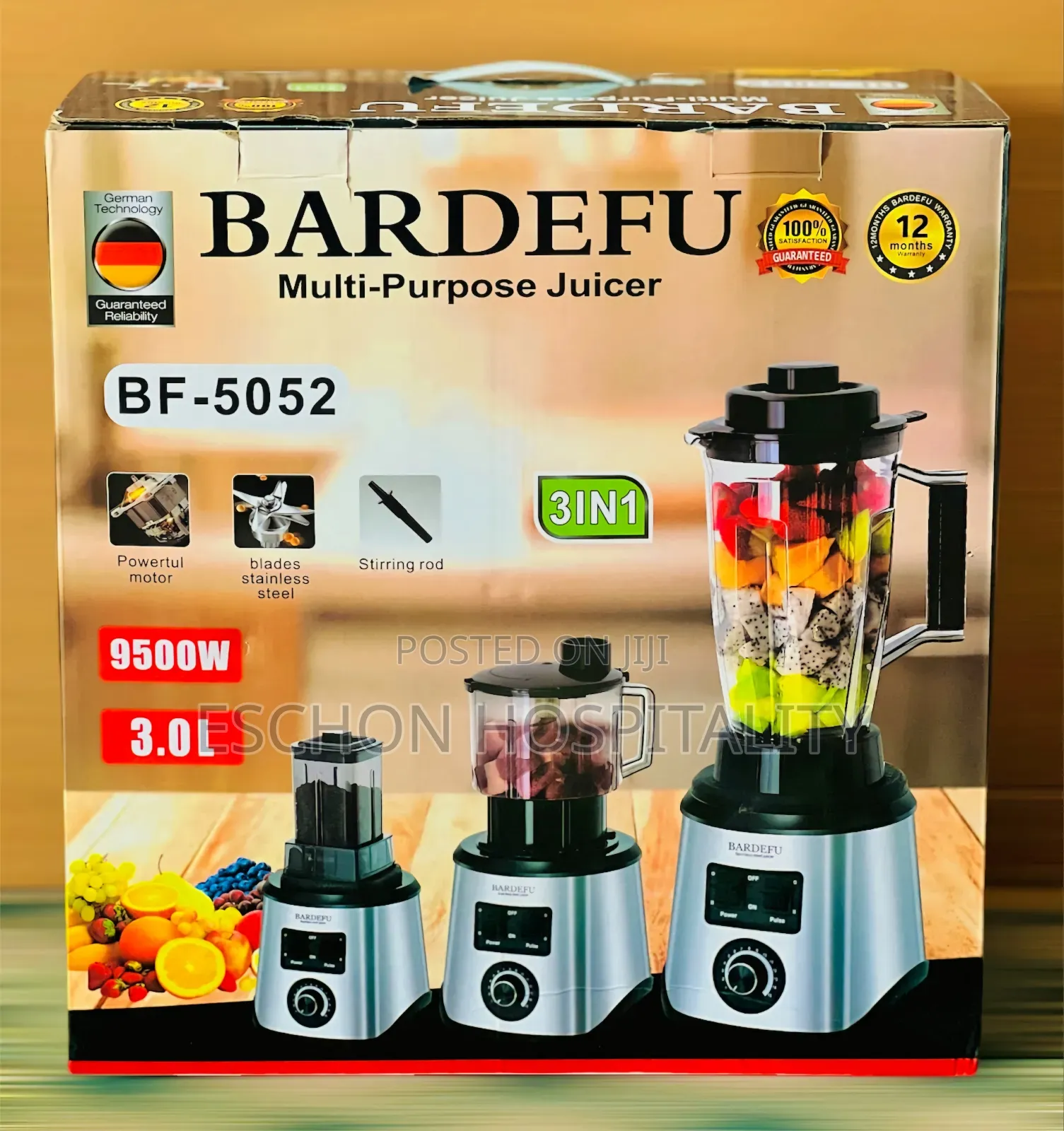 Bardefu Multipurpose Juicer Blender 3 in 1