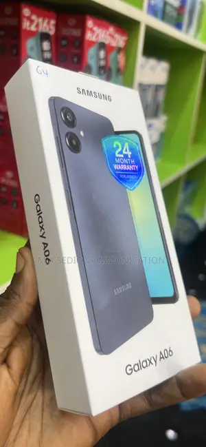 New Samsung Galaxy A06 64 GB Black