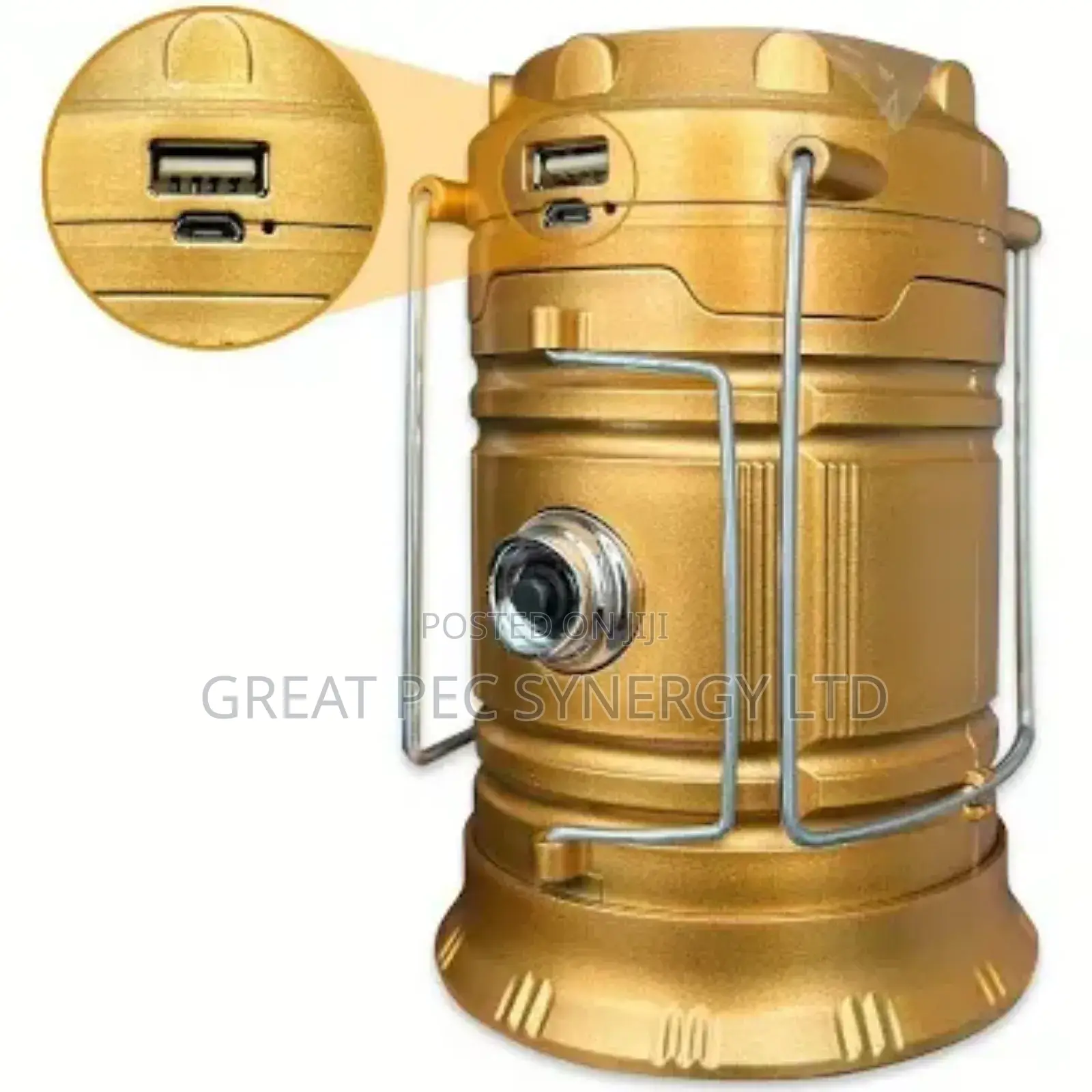 Portable Solar Rechargeable LED Camping Lantern
