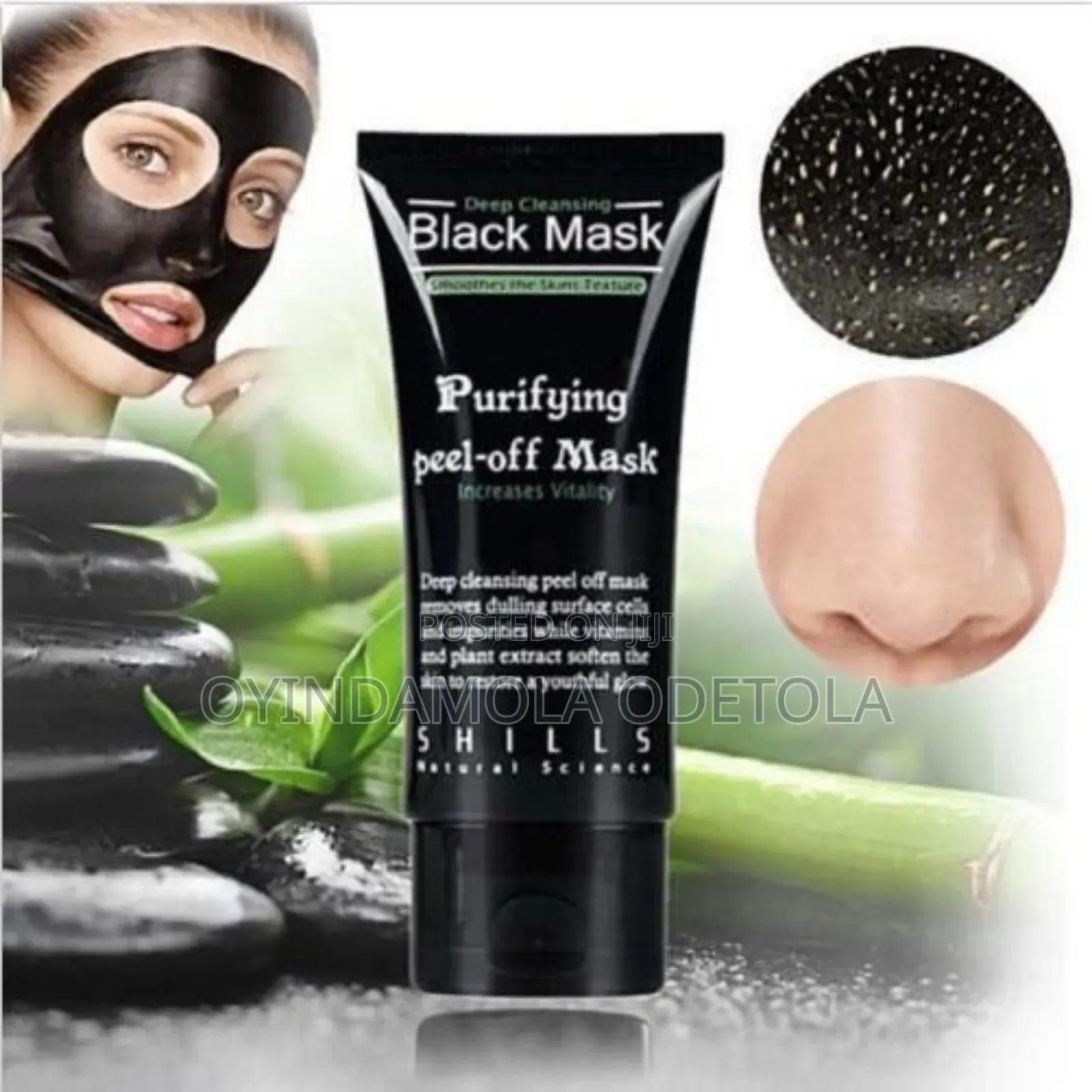 Black Face Mask (Free Delivery Within Ibadan)