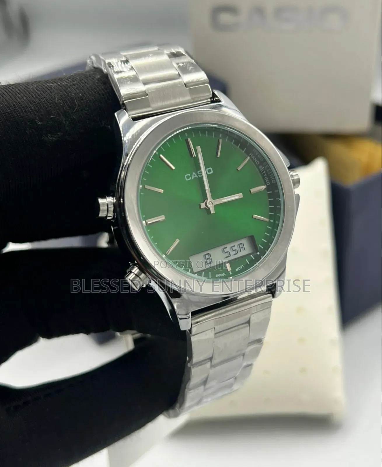 Digital Chain Wrist Watch
