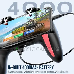 Mobile Game Controller With Cooling Fan and Trigger