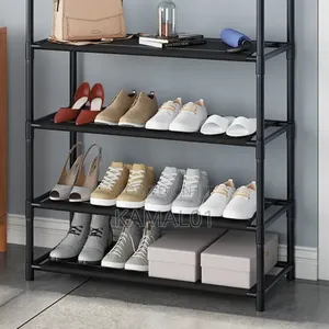 Multi-Function 4 Tiers Shoes Rack With Hanger