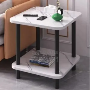 Photo - Nordic Square Double Deck Coffee Bedroom Bedside Table