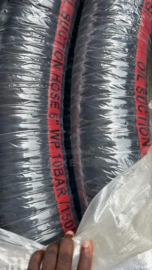 6" Black Heavy Duty Suction Hose