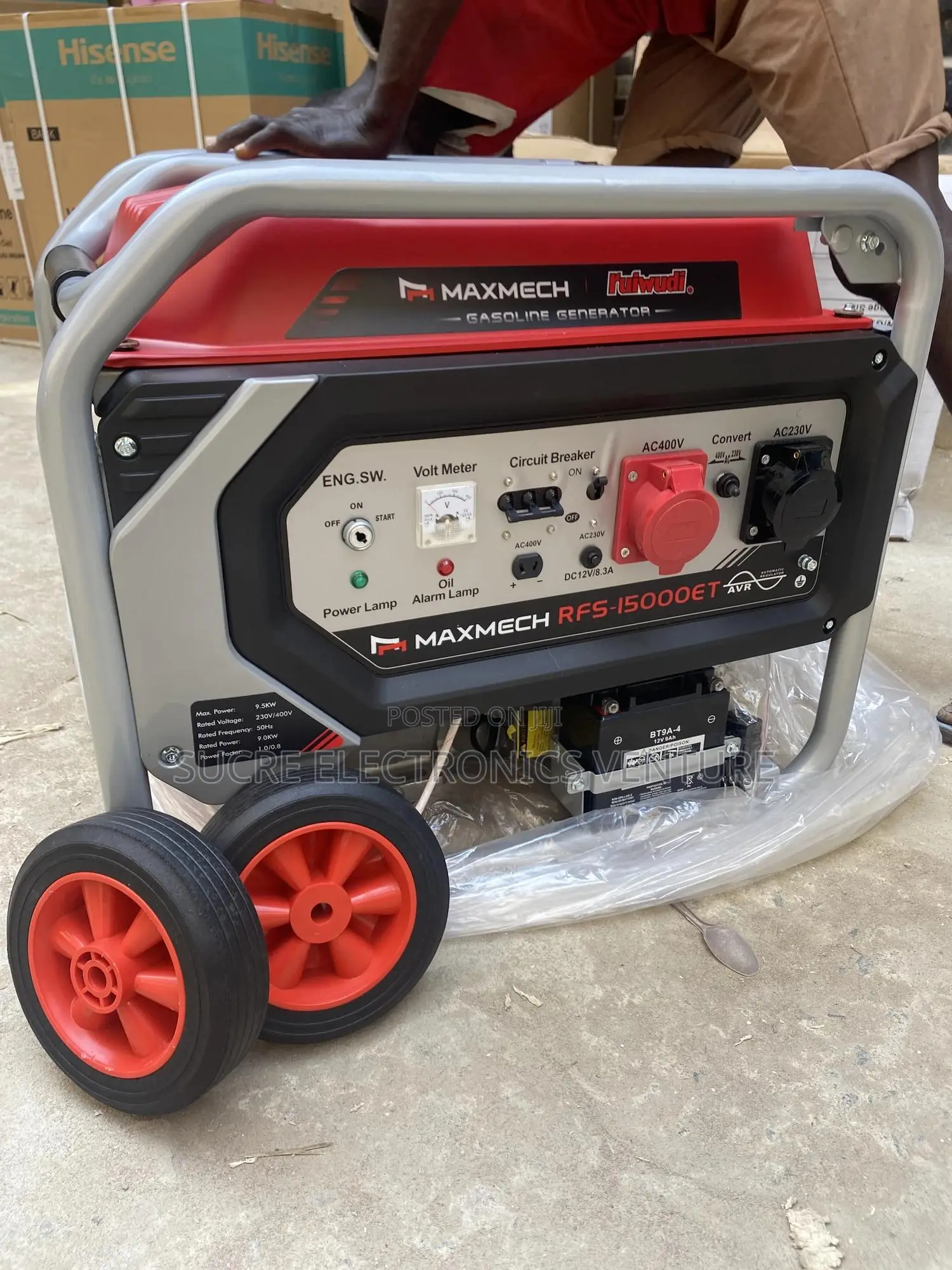 Original 12kva Maxmech Three Phase Generator With Warranty