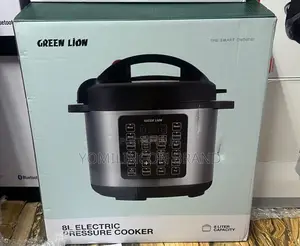 Green Lion 8L Electric Pressure Cooker With Auto Warm.