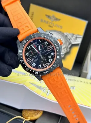 Breiting Rubber Wrist Watch Chronograph