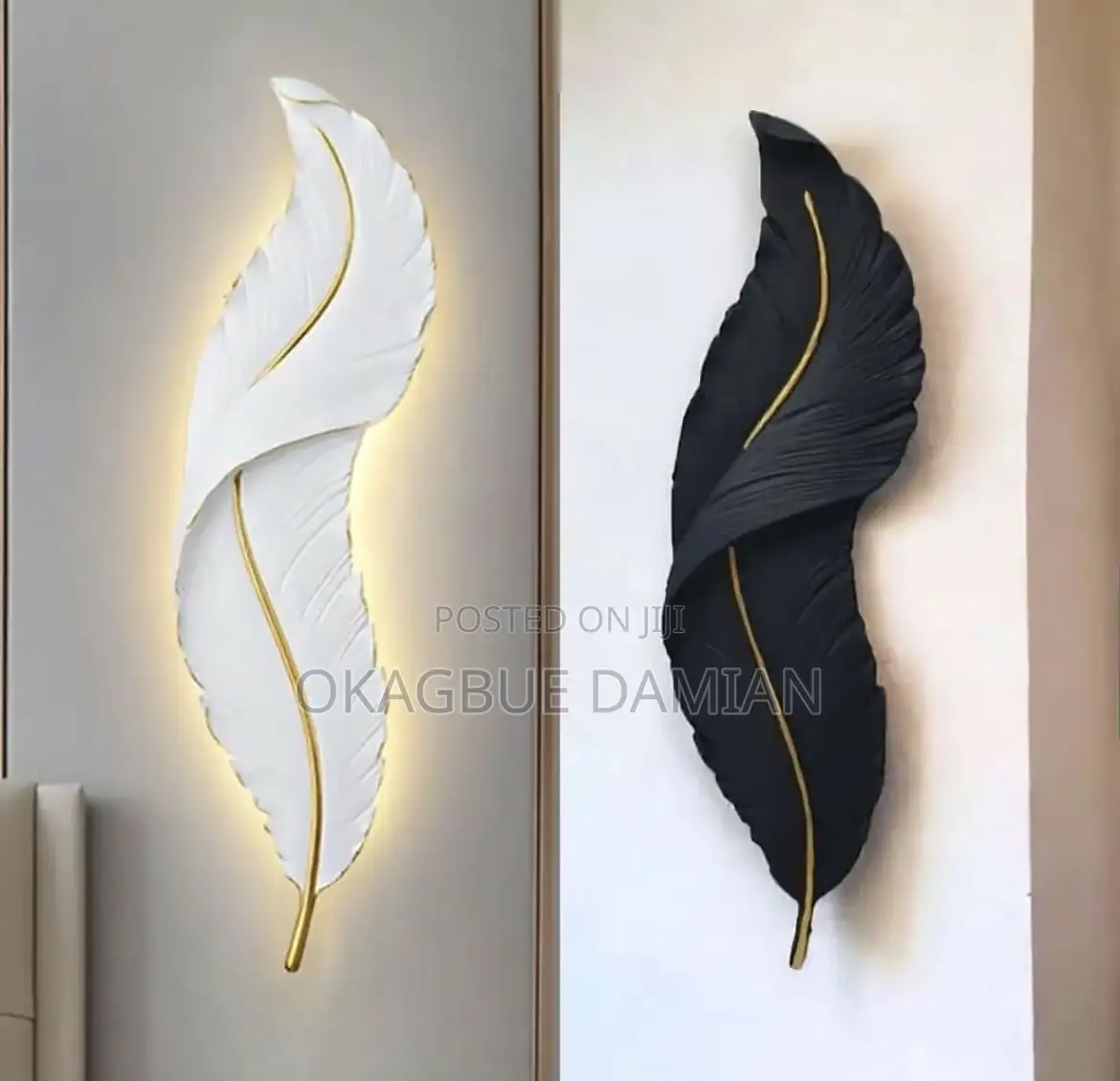 Feather Wall Light