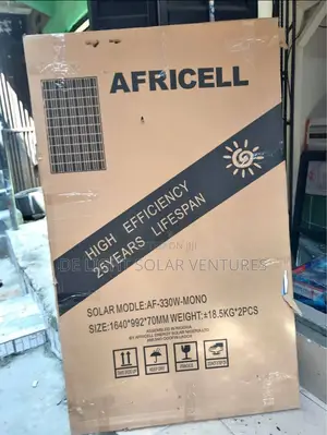 Africell Solar Panels 330 Watts Available in Affordable