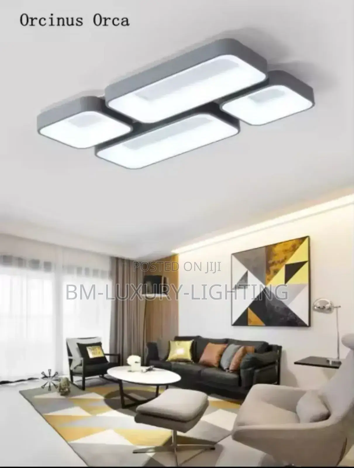 Luxury 2025 1,100mm Flush Chandelier