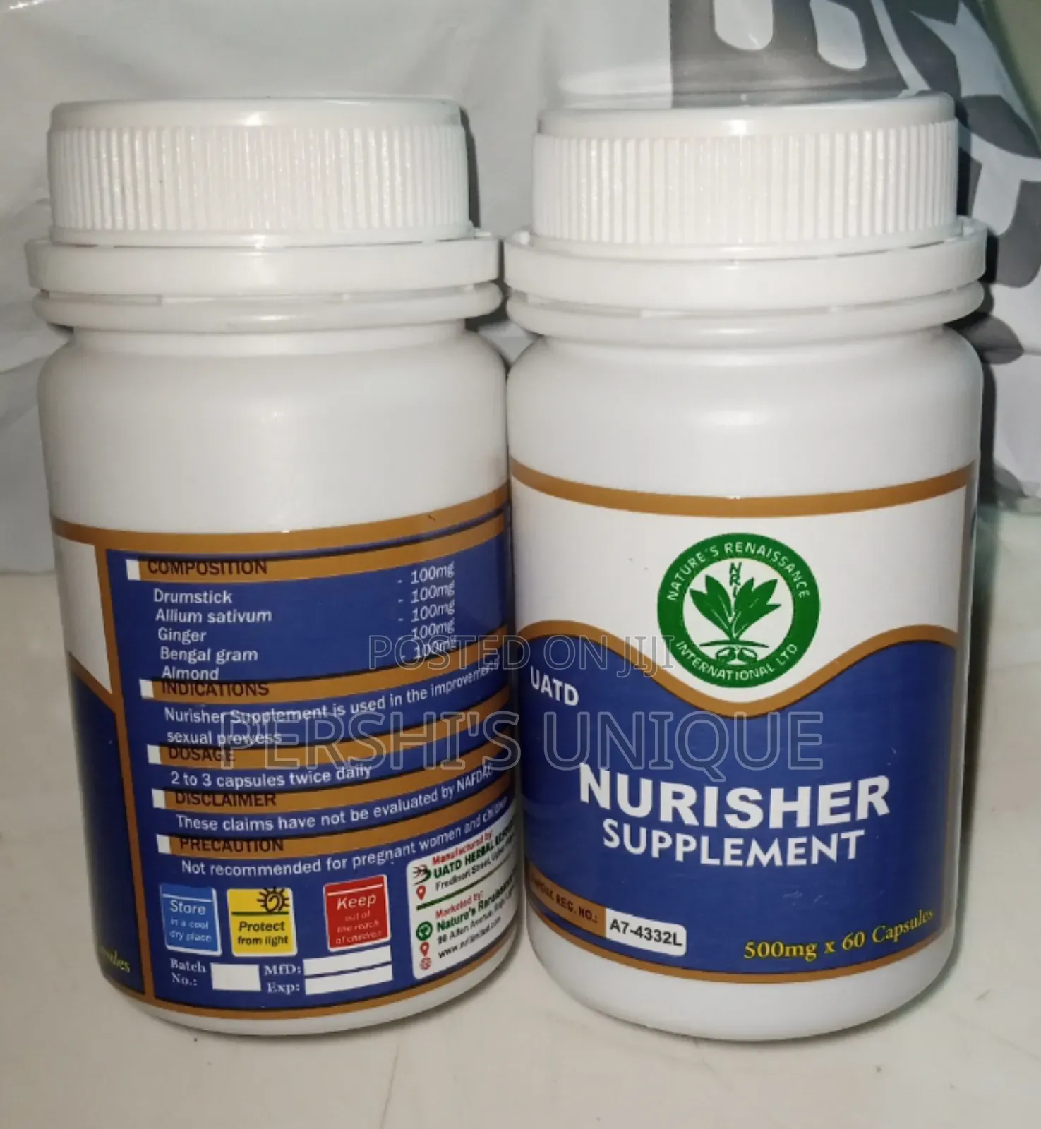 Nurisher Capsules and Tea