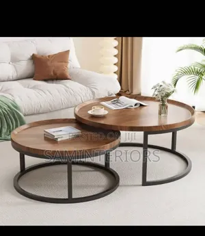 New Design Wooden Top 2in1 Center Table