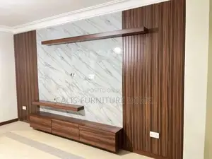8ft X 12ft TV Console (Brown)