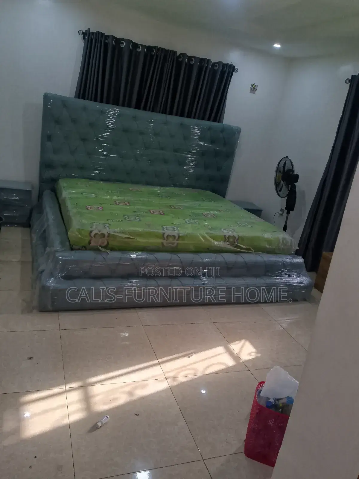 6ft X 6ft Bedframe (Gray Color)