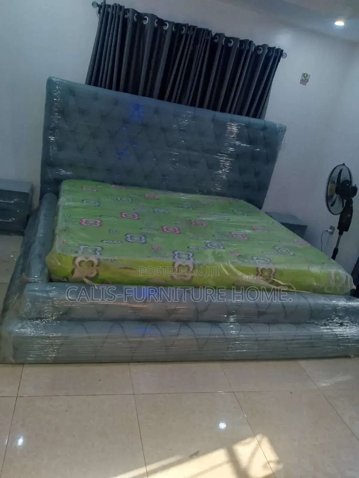 6ft X 6ft Bedframe (Gray Color)