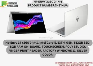 New Laptop HP Envy 14 8GB Intel Core i5 SSD 512GB