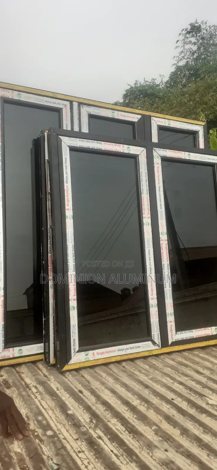 Dark Grey Casement Windows