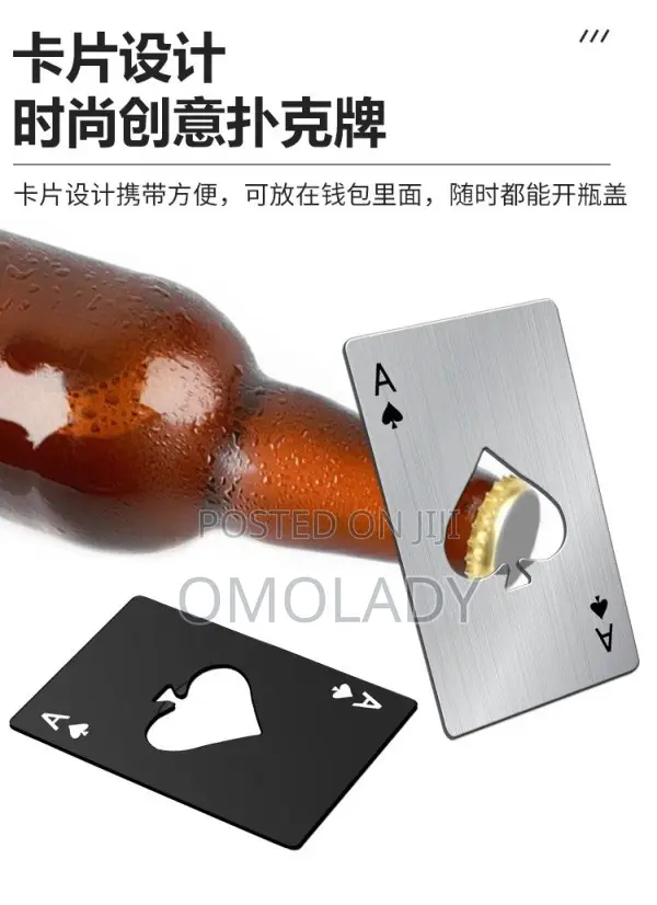 Multi-Function Credit Card Size Bottle Opener