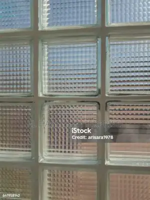 White Glass Block