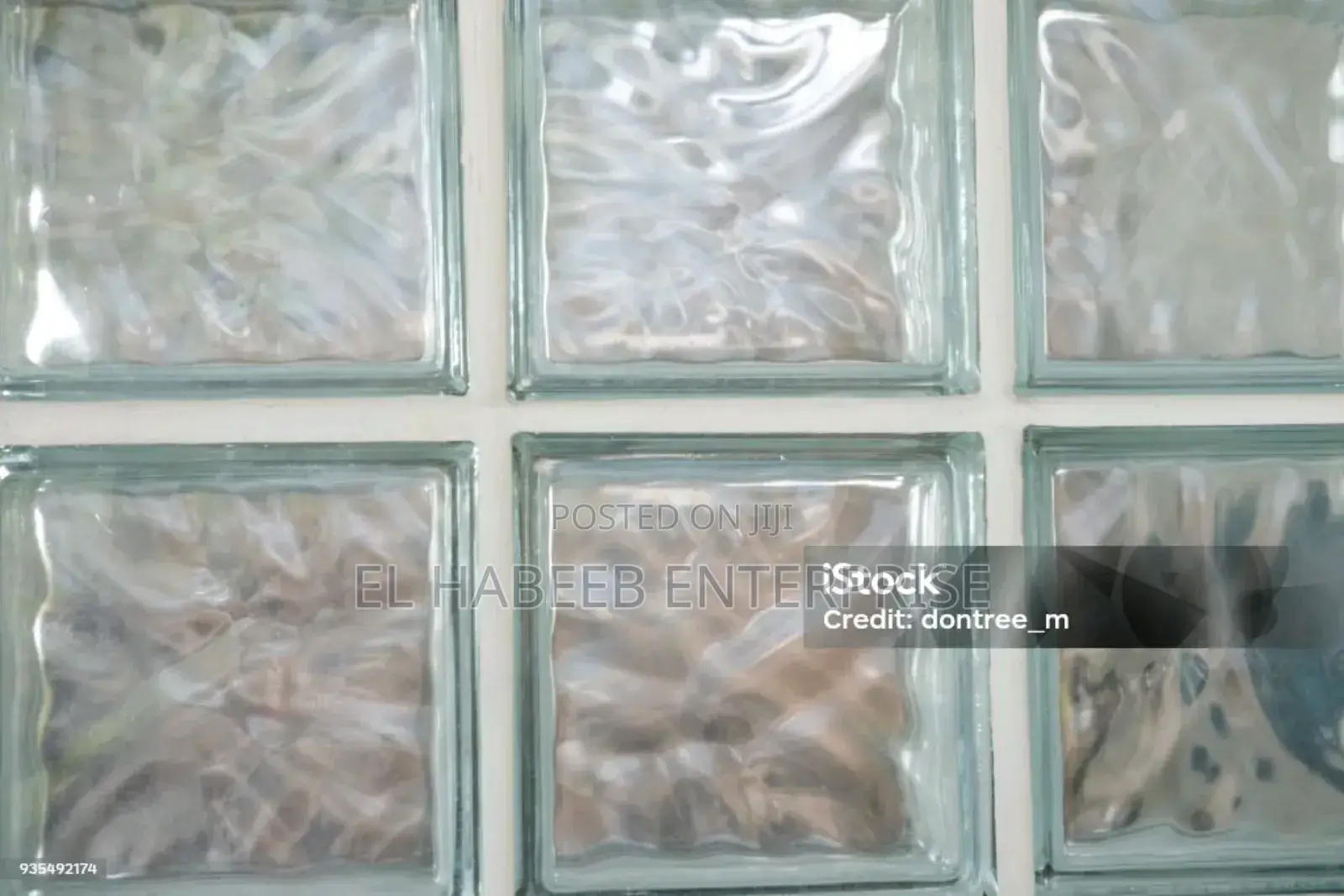 White Glass Block