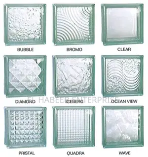 White Glass Block