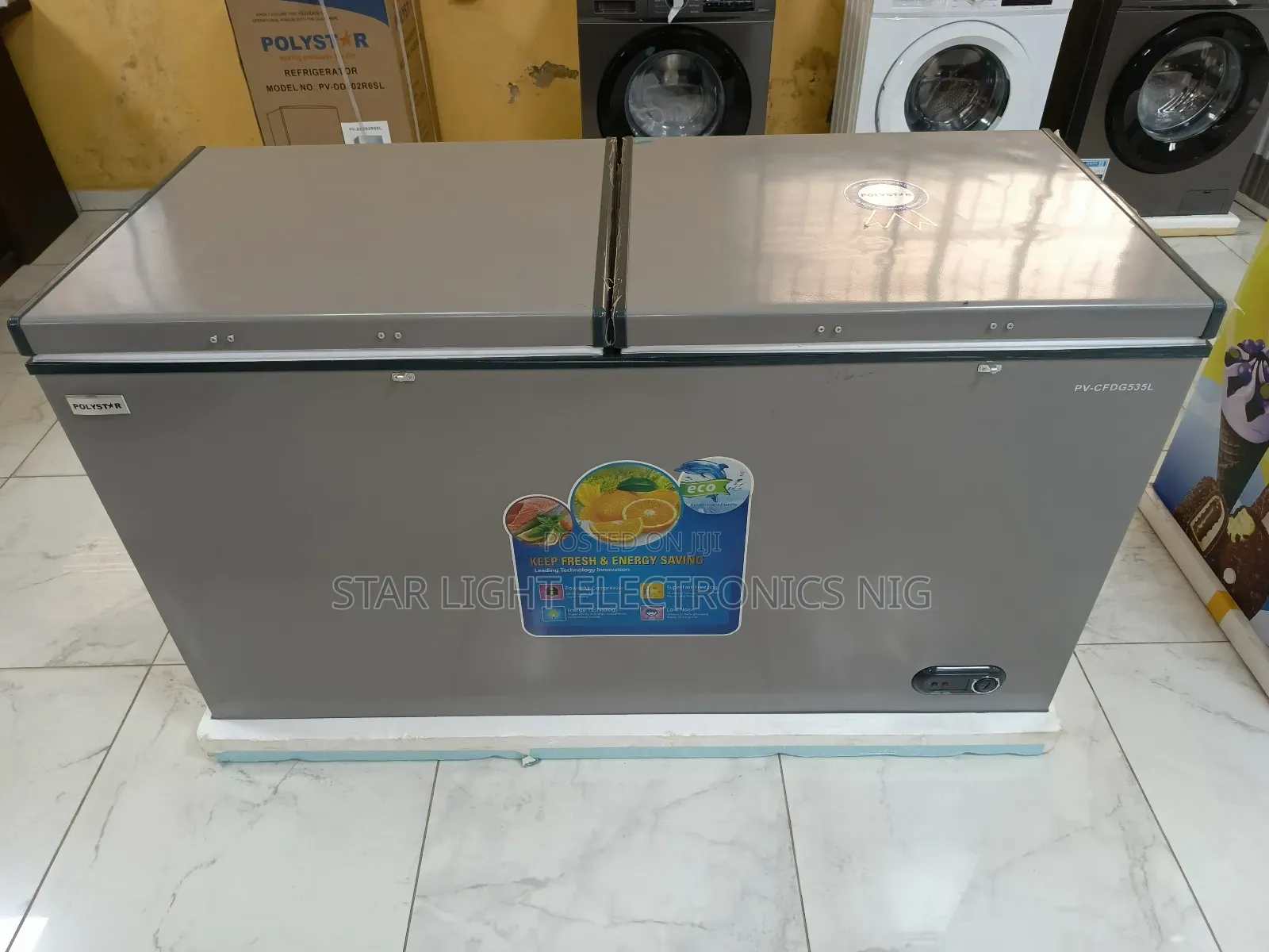 Double Door Freezer 500 Liters