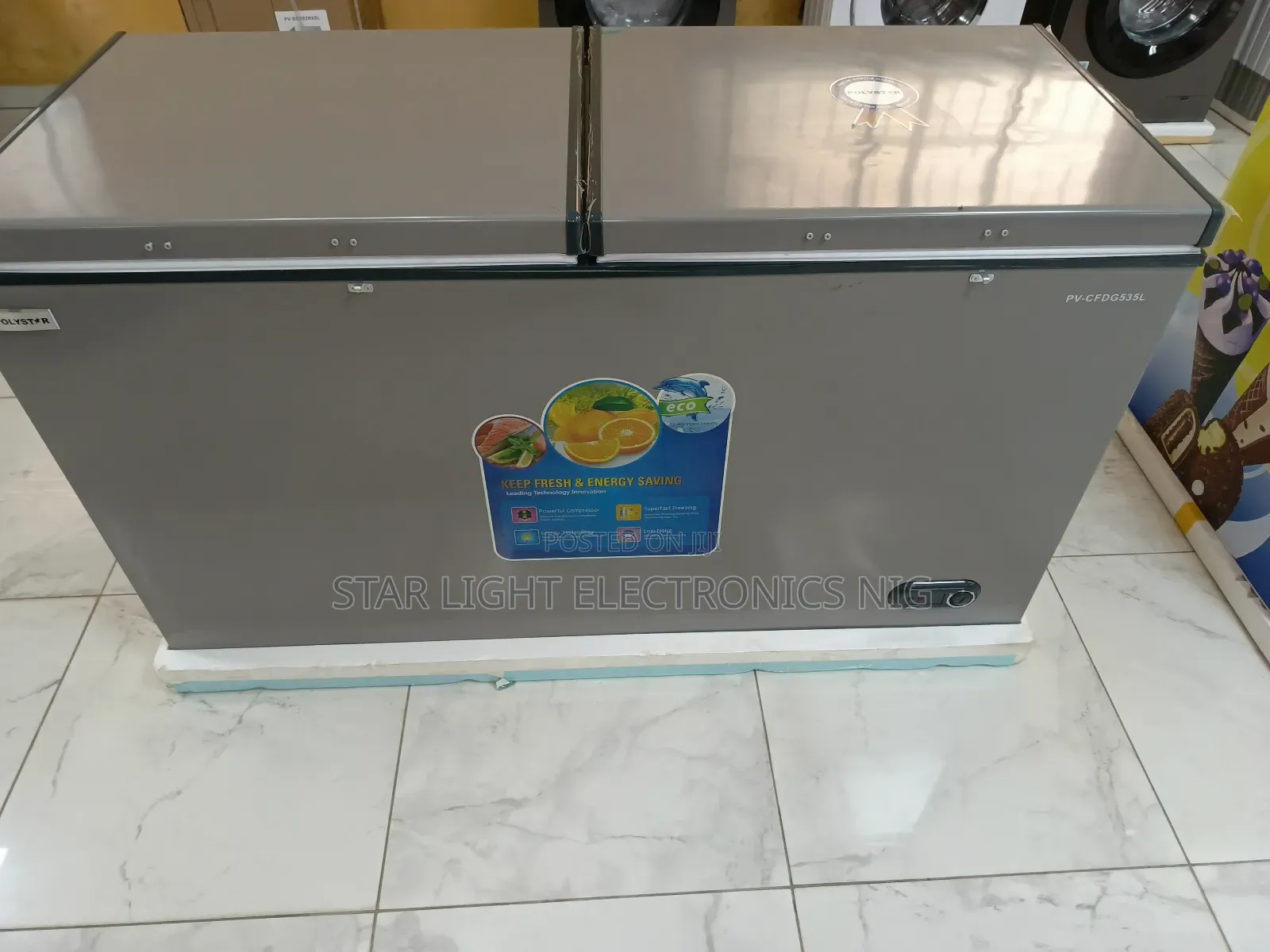 Double Door Freezer 500 Liters