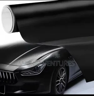 Carbon Fiber Mette Black Car Body Wrap.