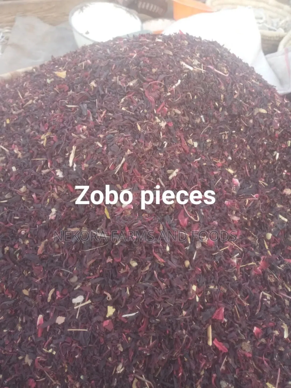 Crushed Zobo Leaf