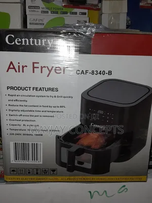 Century 8litres Airfryer With Digital Touch Screen-Fry Grill