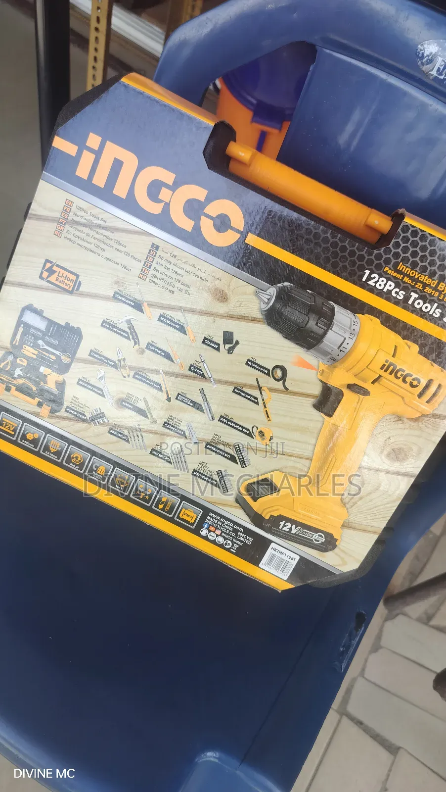 128pcs Ingco Tools Set