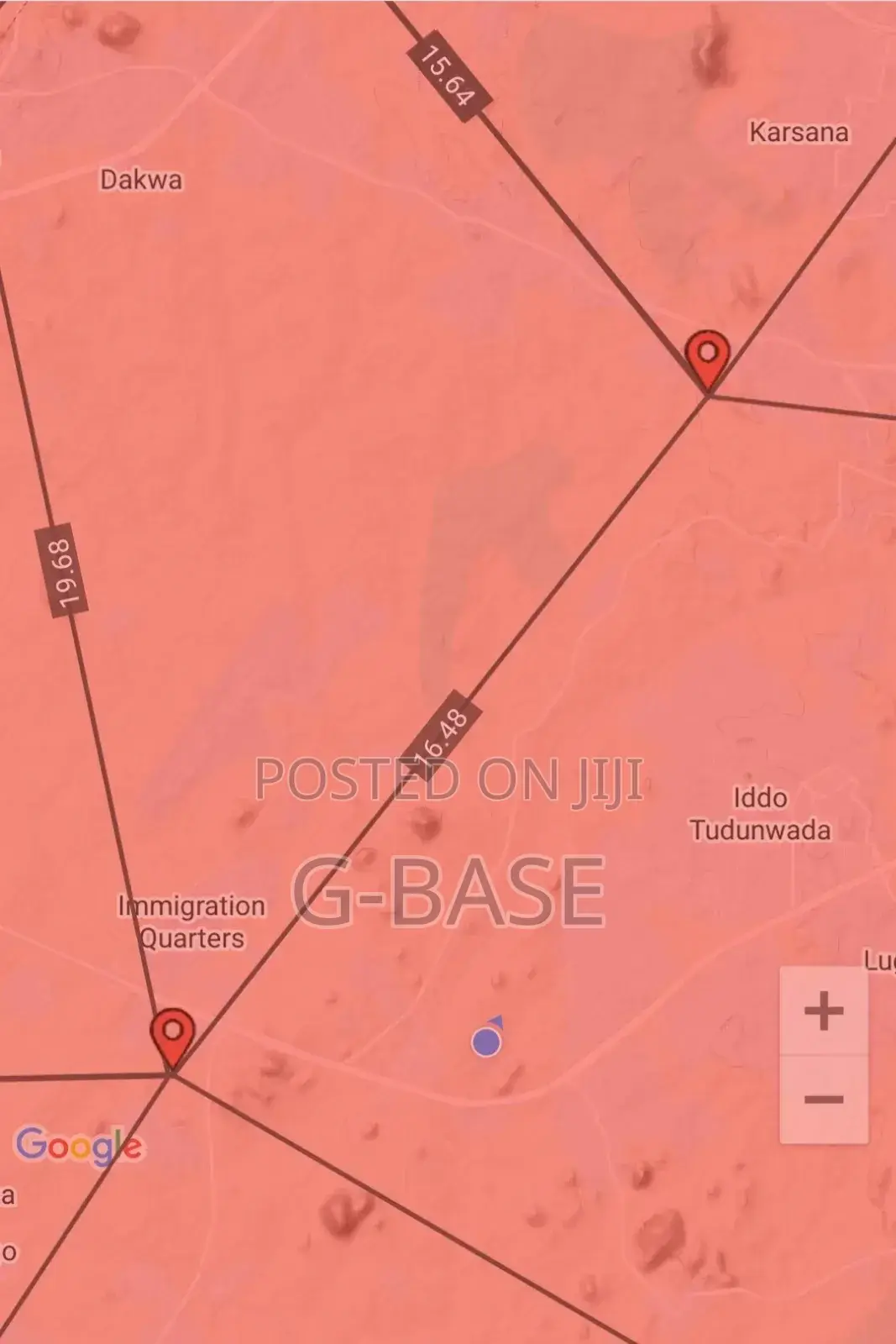 Air Distance Plotting With GPS Coordinate