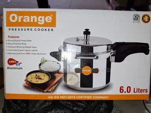 Orange Pressure Cooker 6litres