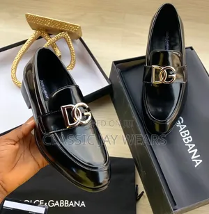 Ogbonge Quality D G Thinted Black Shoe