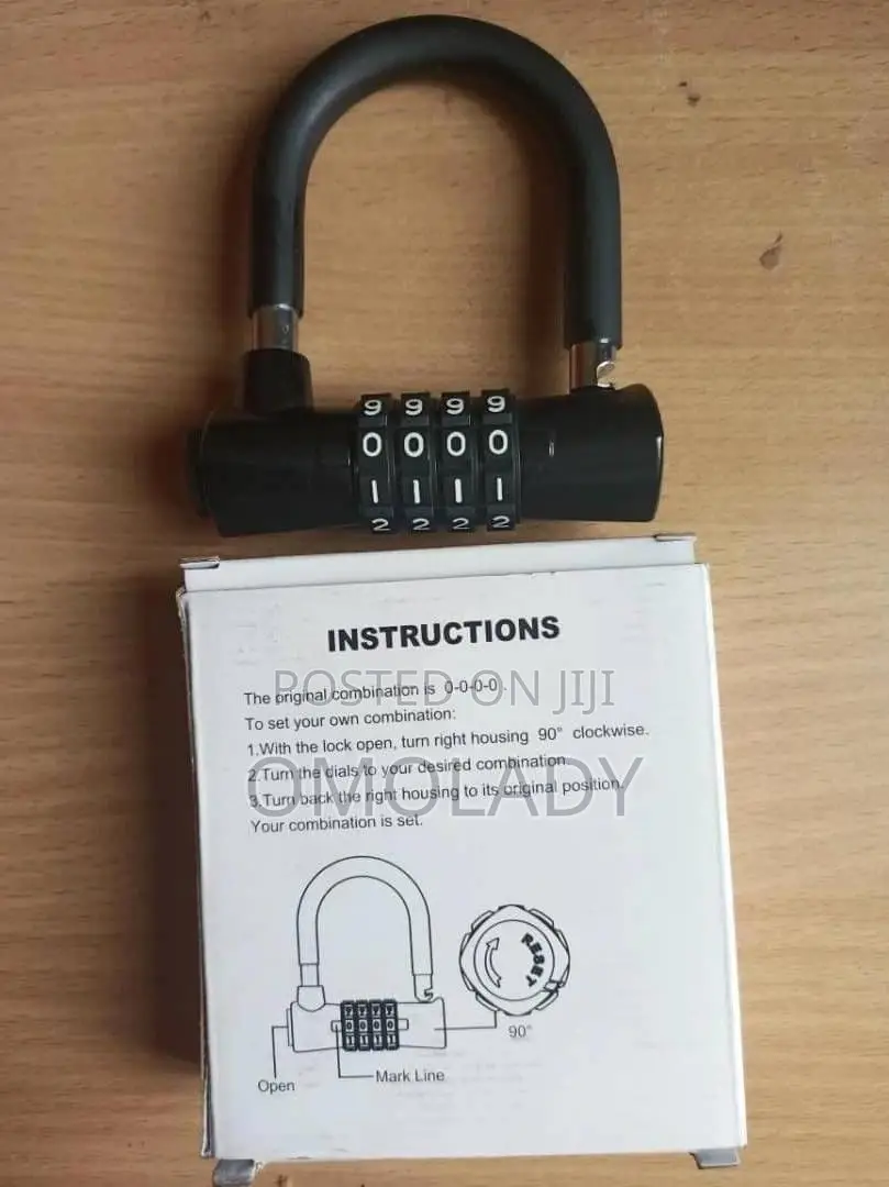 4 Dial Digit Number Combination Password Lock