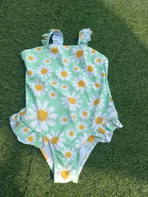 Girl Flowered Swim Wear