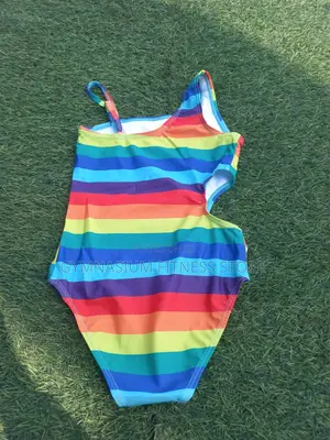 Colorful Stripped Swim Suite