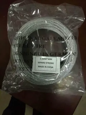 Original Galvanized Extension Steel Wire 3.5MM by 40m/50y