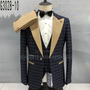 Quality Checkers Tuxedo Slimfit Men’S Suit