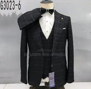 Corporate Official Turkish 3pcs Maligan Checkers Men’S Suit