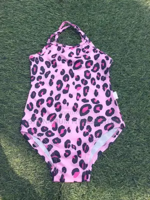 Leopard Design Girls Swimming Auite