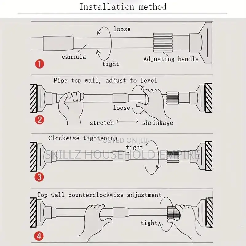 High Quality Adjustable Telescopic Rod