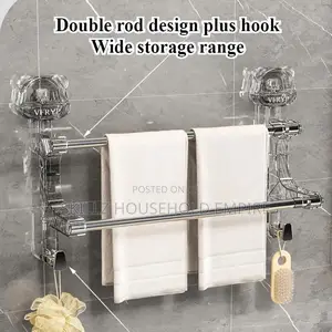 Double Pole Hanging Towel Rack