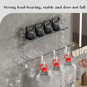Double Pole Hanging Towel Rack