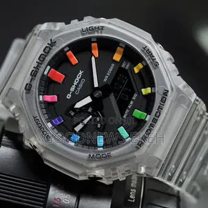 Custom Made Watch Mods Rainbow Jelly Casio G-Shock