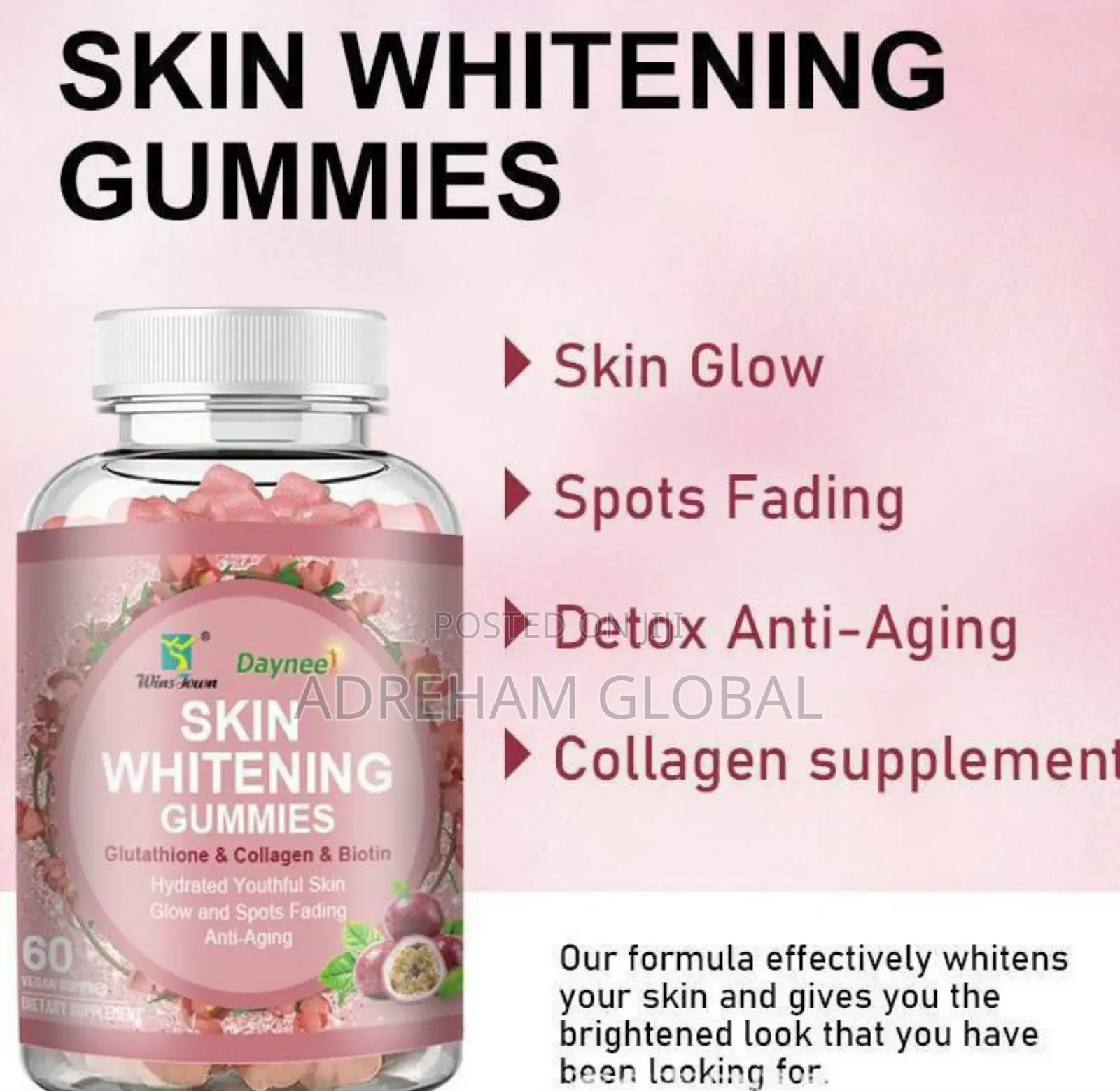 Skin Whitening Gummies 