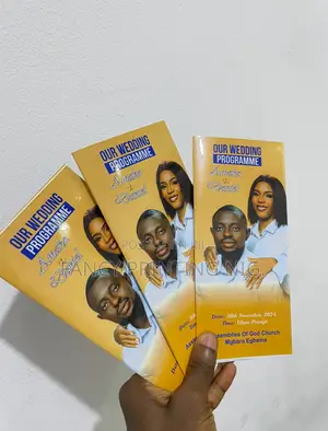 Wedding Program and Invitations and Banners