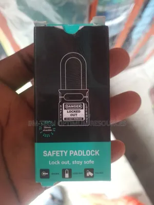 Safety Padlock Locked Out
