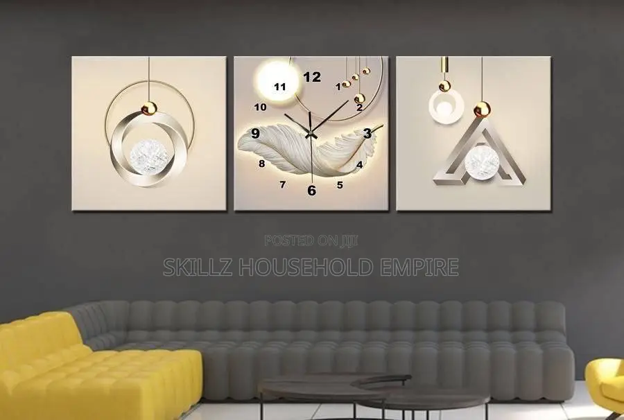 3 in 1 Wall Clock and Decor Frame